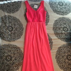 Hot Pink Maxi Dress NWT